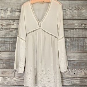 Summer White Love Stitch with Eyelet detail